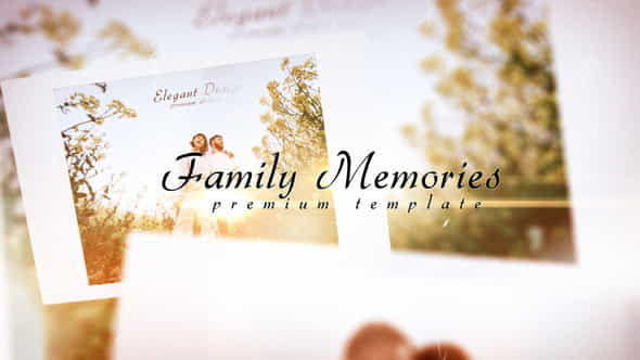 Family Memories - VideoHive 38415602