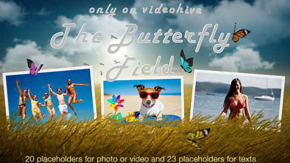 Photo Slideshow - Butterfly Field - VideoHive 9359232