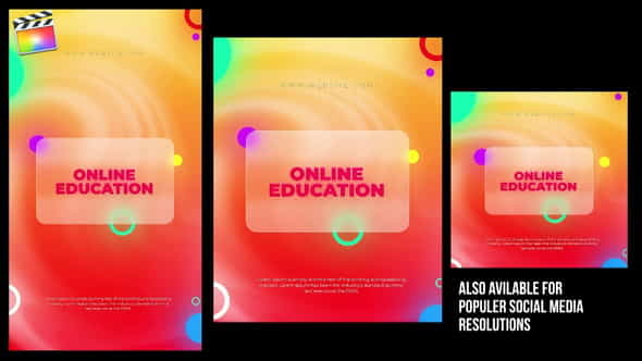 Online Education - VideoHive 34165487