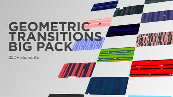 Geometric Transitions Big Pack - VideoHive 33973547