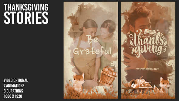 Thanksgiving Story - VideoHive 48506190