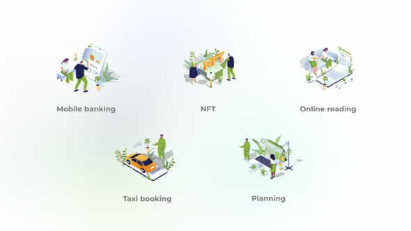 Services And Finance Isometric Illustration - VideoHive 49225501