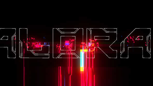 Futuristic Glitchy Reveal - VideoHive 46196397