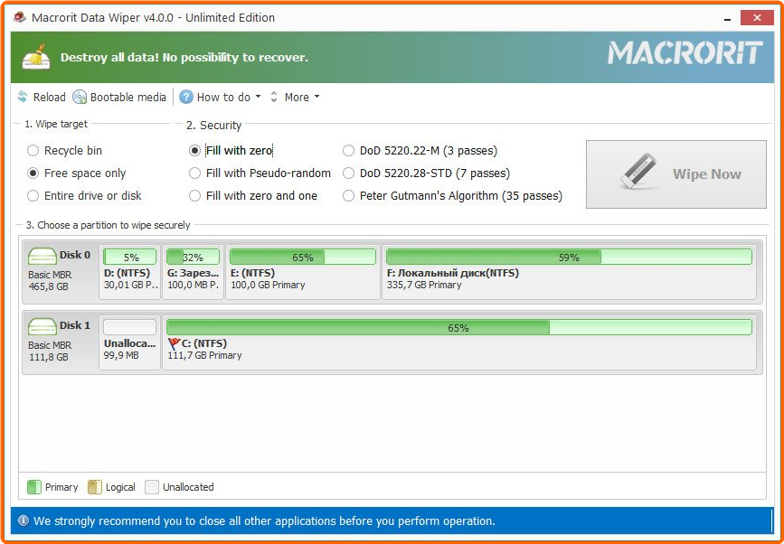 Macrorit Data Wiper 8.0.6 Unlimited Edition Repack & Portable by Elchupacabra