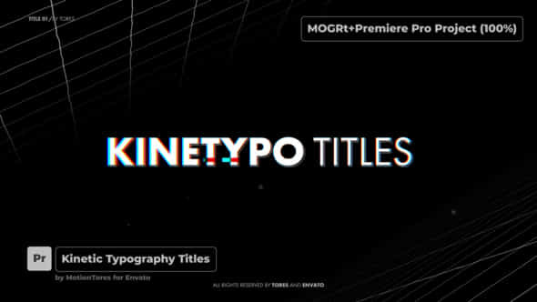 Kinetic Titles - VideoHive 34578095