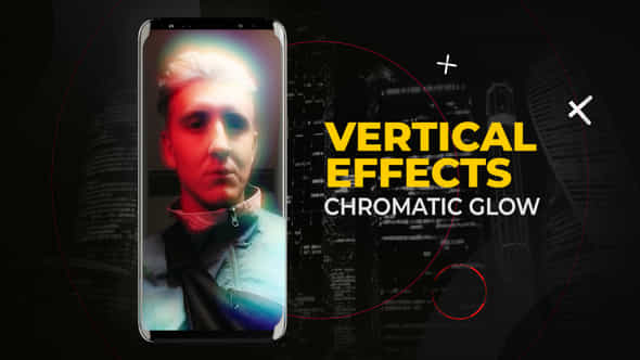 Vertical Chromatic Glow Effects After Effects - VideoHive 54340077