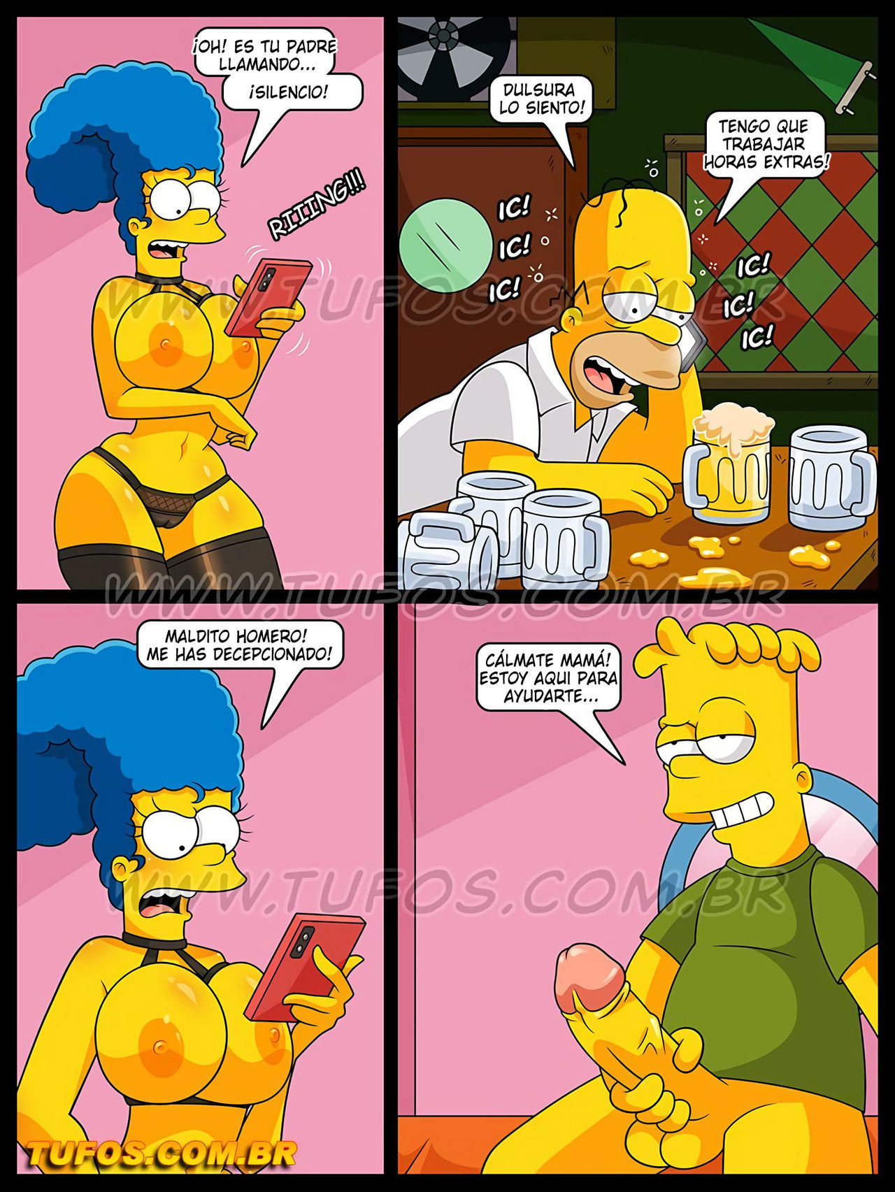 El Desfile de Bragas – Los Simpsons XXX [Ver-Comics-Porno.com]
