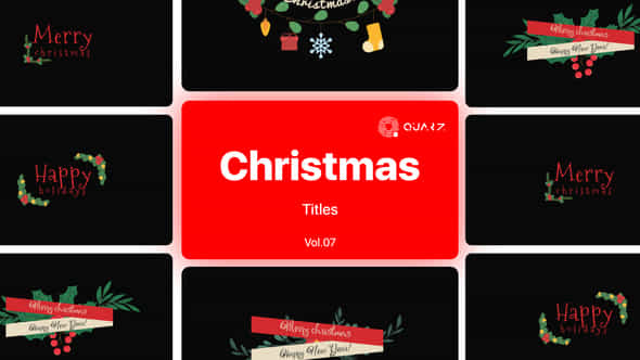 Christmas Titles Vol 07 - VideoHive 49469263