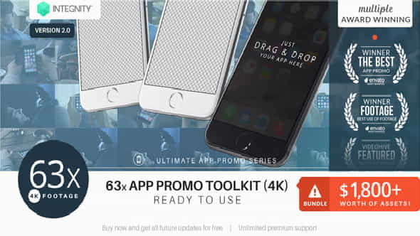 The Ultimate App Promo - UltraHD Mockup Toolkit | Mobile - VideoHive 11416467