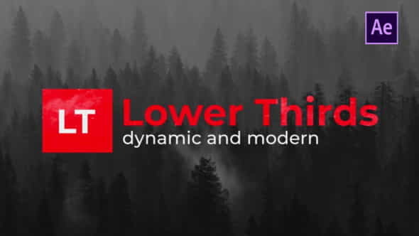 Modern Lower Thirds - VideoHive 26756786