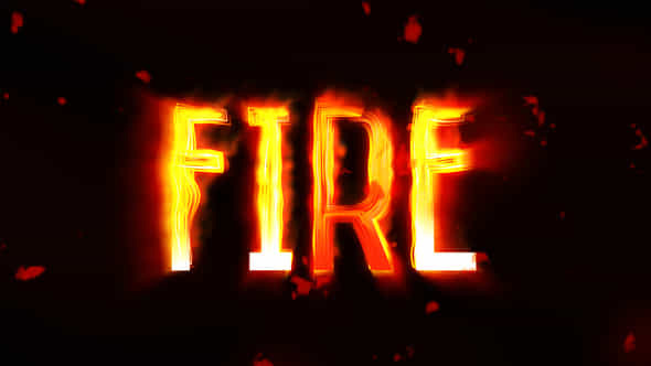 Fire Logo Reveal - VideoHive 32050616