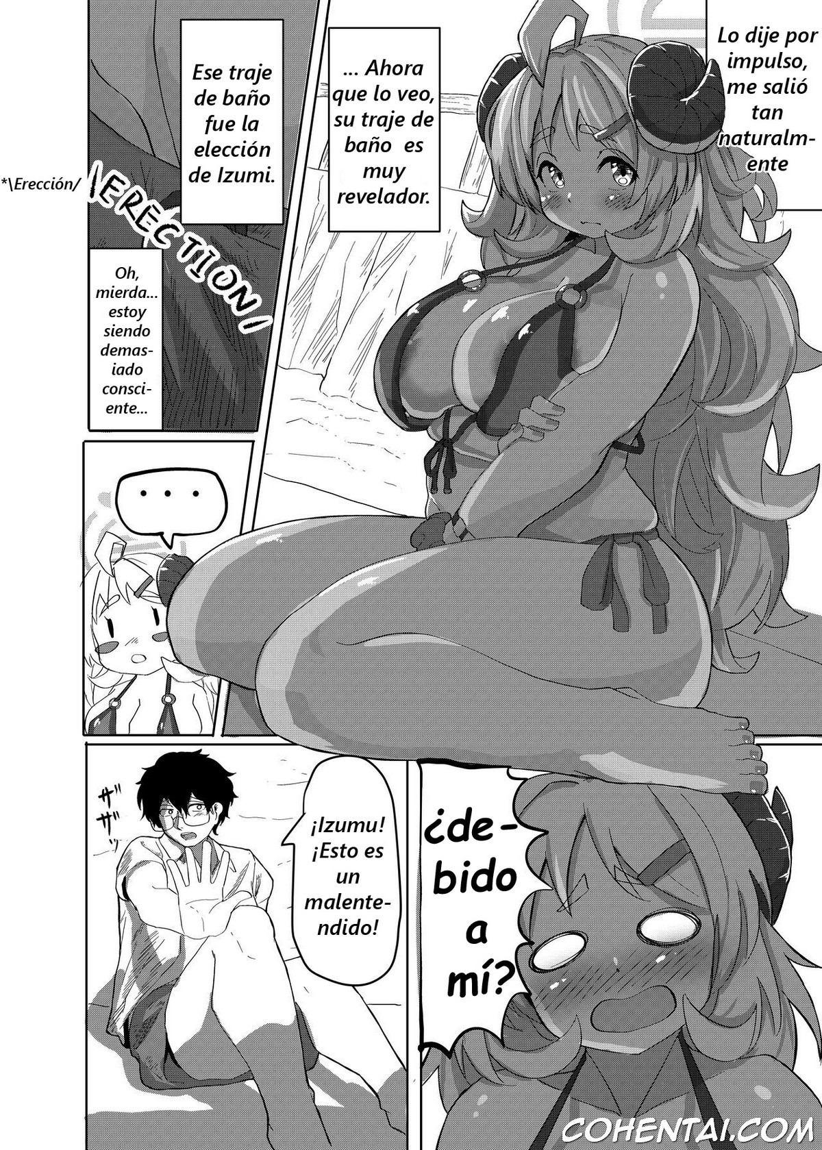 Sensei… Watashi mou Gamandekinai yo… (Blue Archive) xxx comics manga porno doujin hentai español sexo 