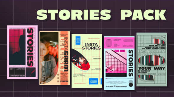 Modern Vertical Stories - VideoHive 46330942