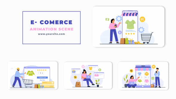 E-Commerce Animation - VideoHive 46438179
