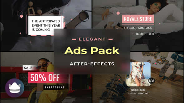 Elegant Ads Pack Aftereffects Template - VideoHive 48857767