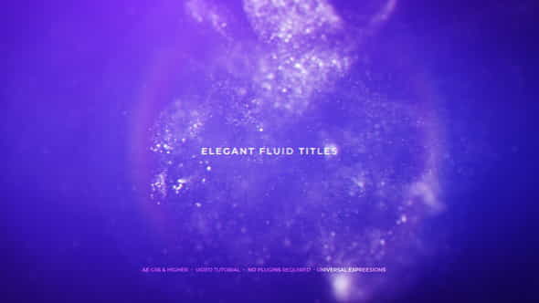 Elegant Fluid Titles - VideoHive 29197619