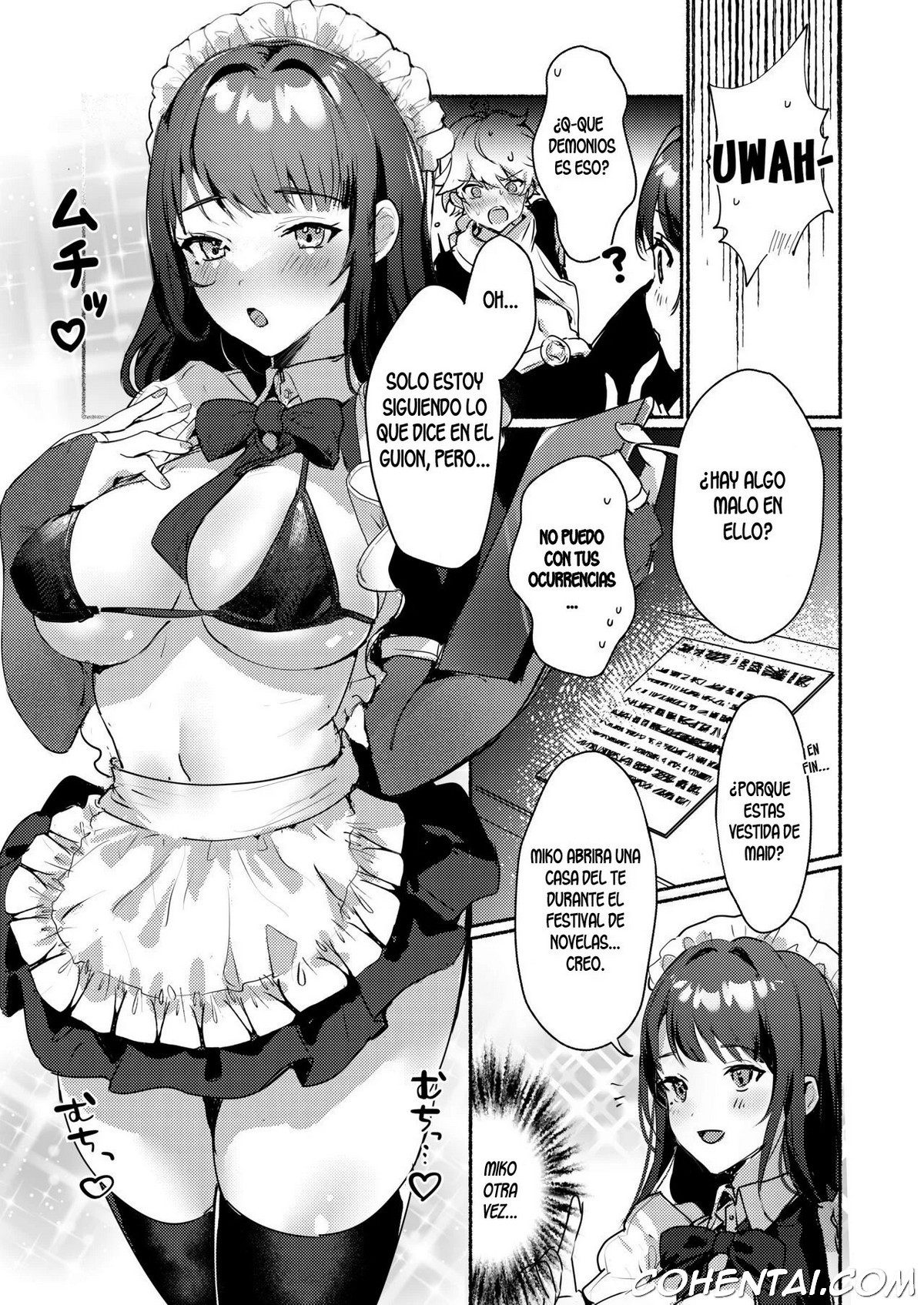 Inazuma Da-Maid Chaya ~Itsumo yori Ecchi na Kibun no Maid-san to Cosplay Ecchi~ (Genshin Impact) xxx comics manga porno doujin hentai español sexo 