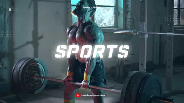 Sport Youtube Channel OpenerGlitch Fitness - VideoHive 25227552
