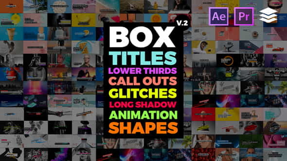 BOX Auto Resizing Titles Pack - VideoHive 24346451