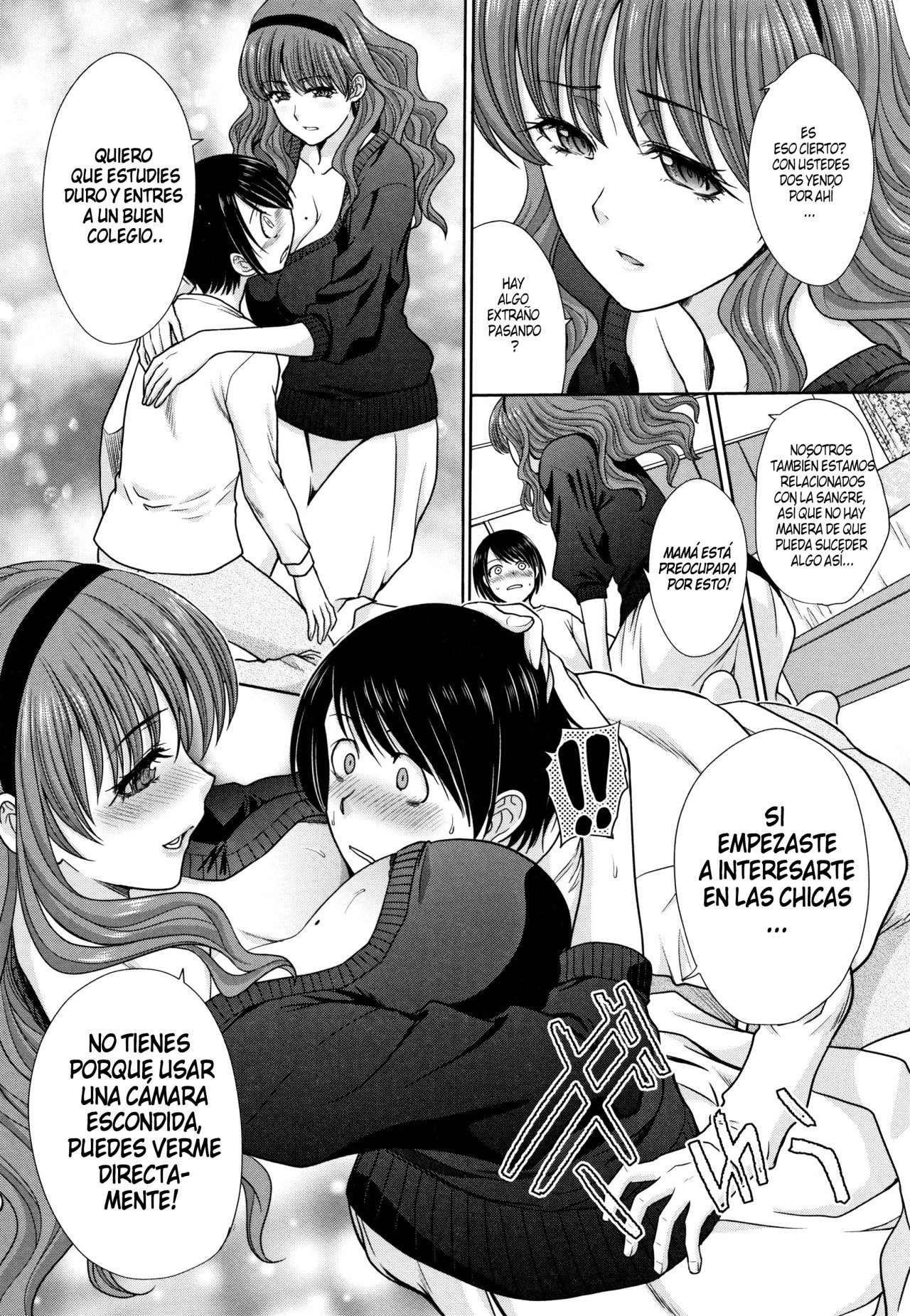 [Itaba Hiroshi] Haha to Imouto Ch. 2 [Spanish]