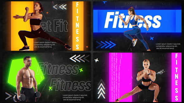 Burn Fitness And Sports Slideshow - VideoHive 37437249