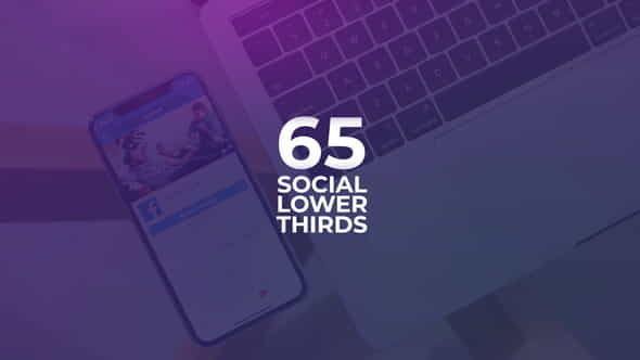 Social Media Lower Thirds - VideoHive 24579374