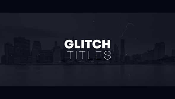 Glitch Titles - VideoHive 47499264