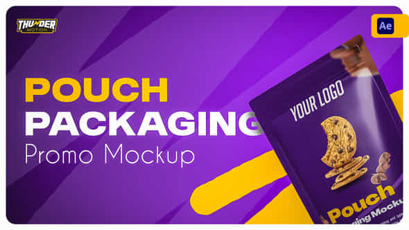 Pouch Packaging Promo Mockup - VideoHive 54995395