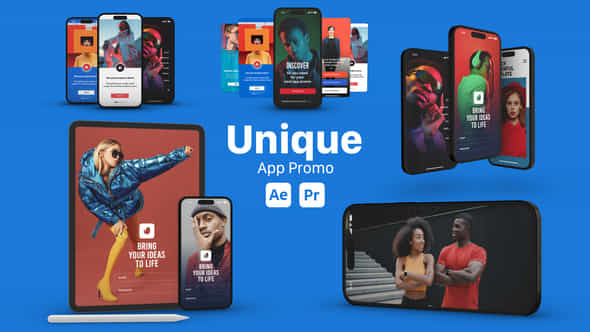 Unique App Promo - VideoHive 51671802