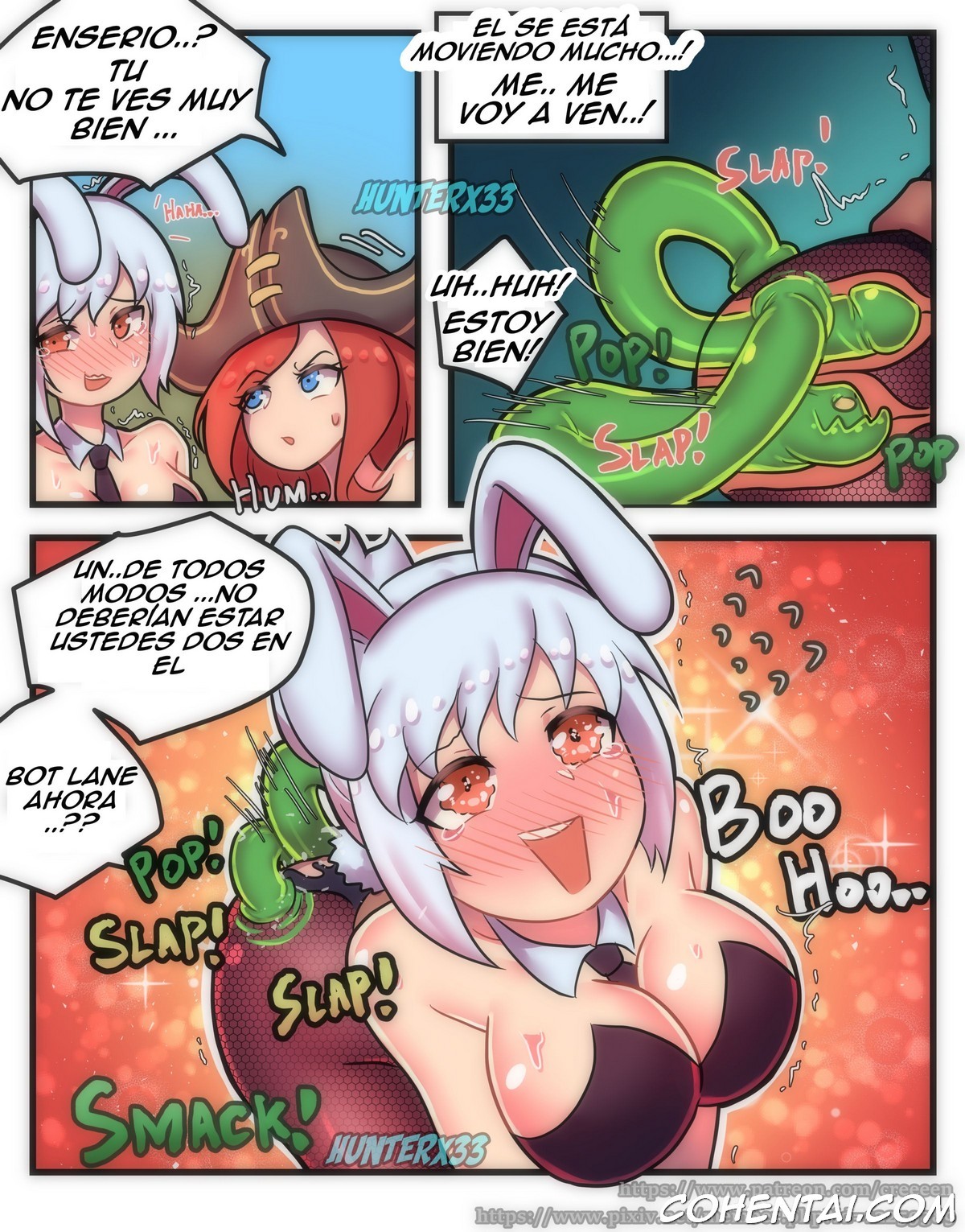 Rabbit Jelly (League of Legends) xxx comics manga porno doujin hentai español sexo League of Legends Riven Zac