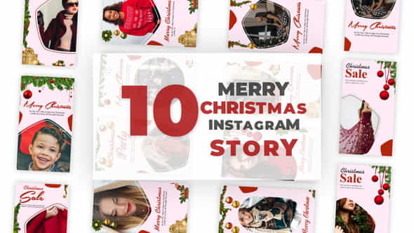 Merry Christmas Instagram Story - VideoHive 34529972