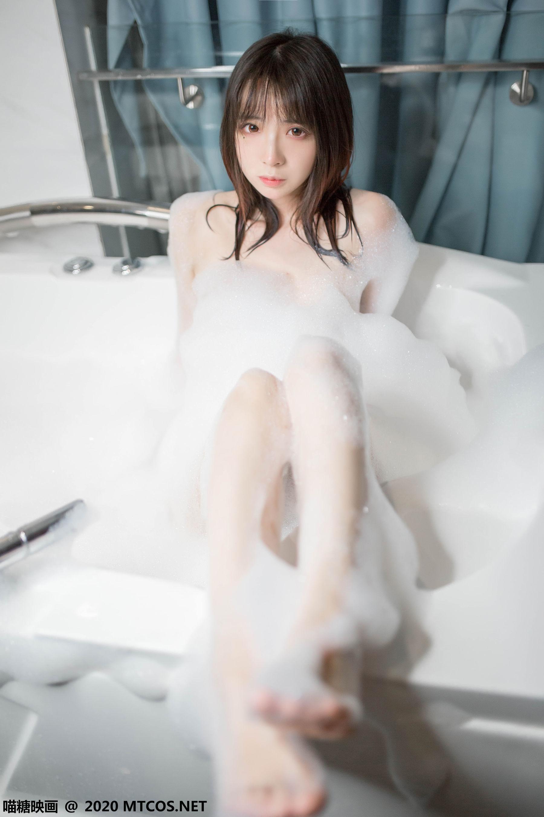 [喵糖映画] VOL.323 浴缸泡泡 写真套图(12)