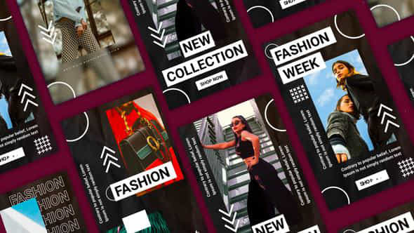 Fashion Week Instagram - VideoHive 45479343