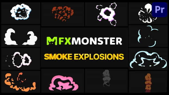 Smoke Explosions Pack | Premiere - VideoHive 32288589