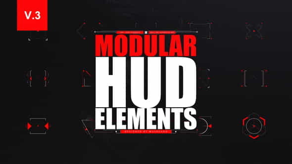 Modular HUD Elements - VideoHive 22581789