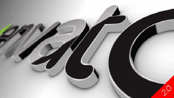 Black Classic 3D Logo - VideoHive 519447