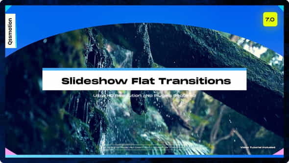 Slideshow Flat Transitions - VideoHive 35524088