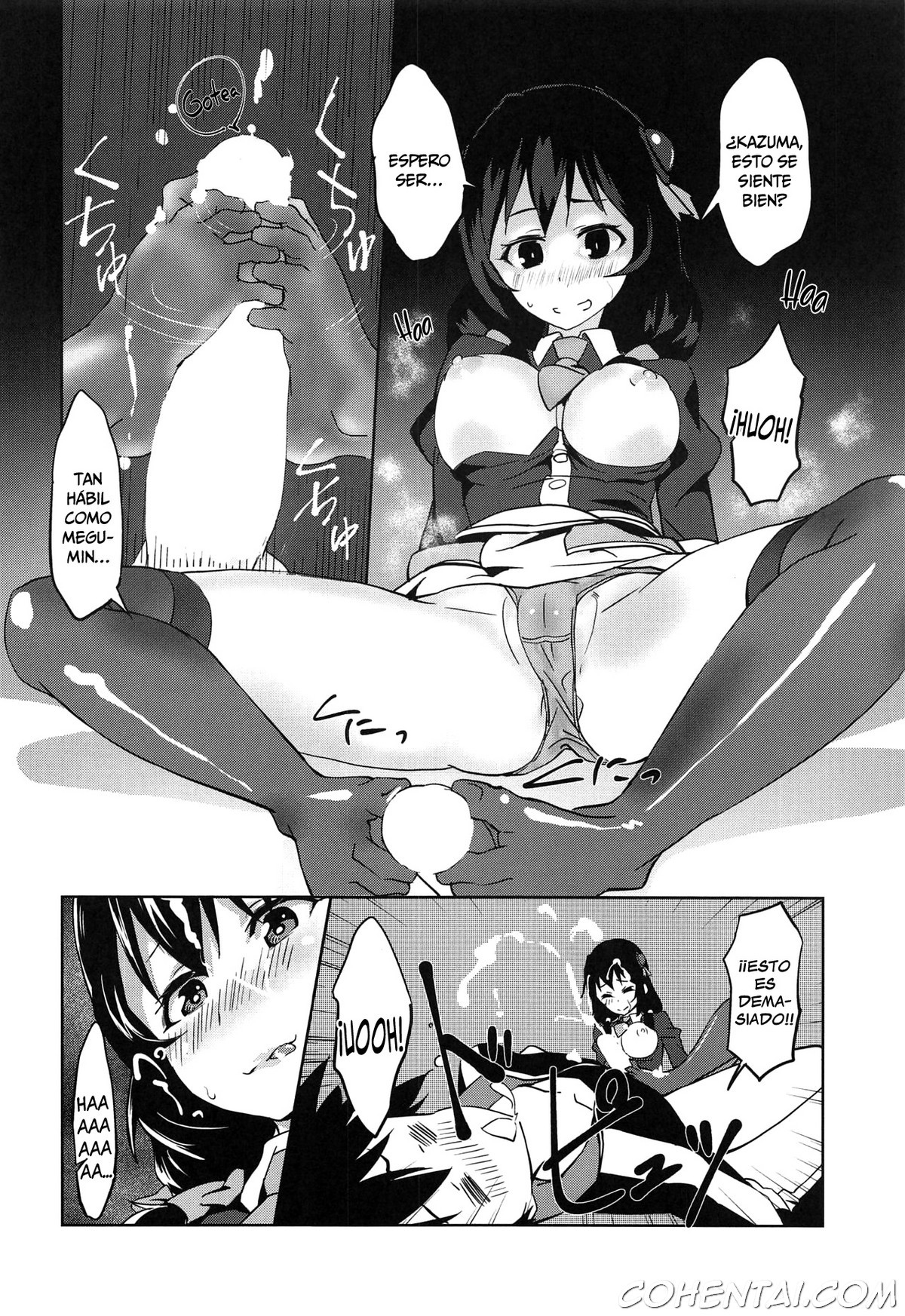 Hitori Ecchi ni Rival o! (Kono Subarashii Sekai ni Syukufuku o!) xxx comics manga porno doujin hentai español sexo 