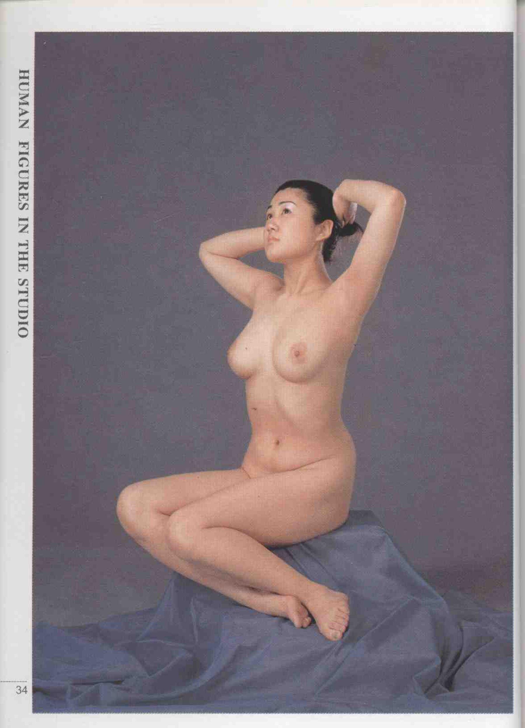 书籍扫描 实用人体模特摄影·坐姿篇(39)