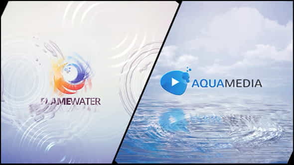 Clean Logo V03 Water Ripples - VideoHive 8960200