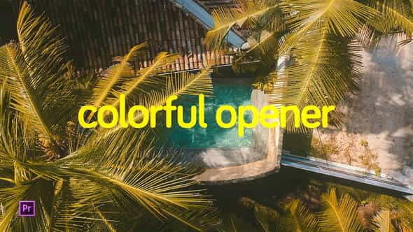 Colorful Opener for Premiere Pro - VideoHive 22642722