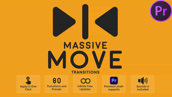 Massive Move Transitions - VideoHive 47562725