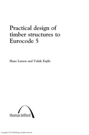 Practical Design of Timber Structures to Eurocode 5