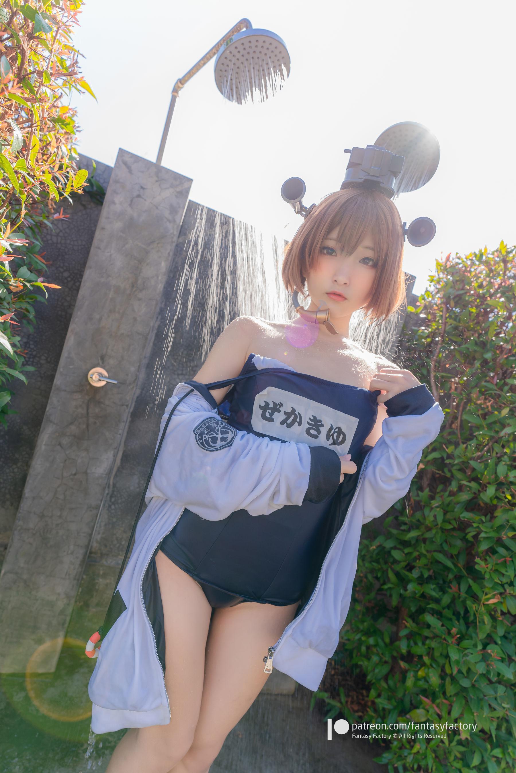 [Cosplay] 小丁 《Fantasy Factory》 – 女仆 JK 死库水(45)