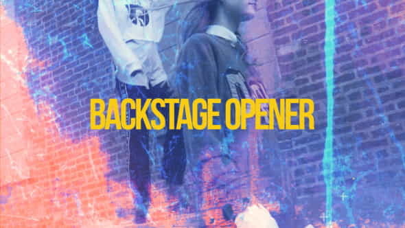 Backstage Opener - VideoHive 20389017