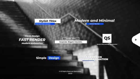 Stylish and Minimal Titles Pack - VideoHive 28448310