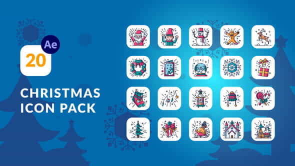 Christmas Animated Icons | After - VideoHive 34917321