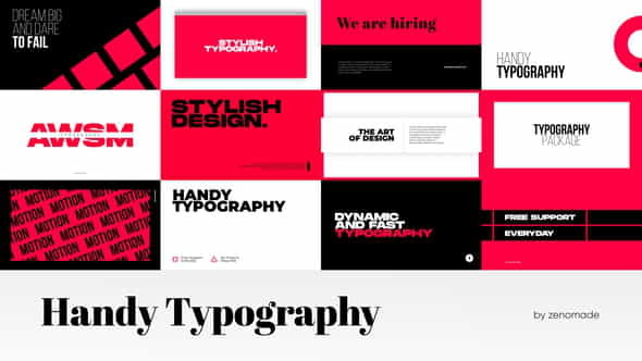 Handy Typography for Premiere Pro - VideoHive 31886492