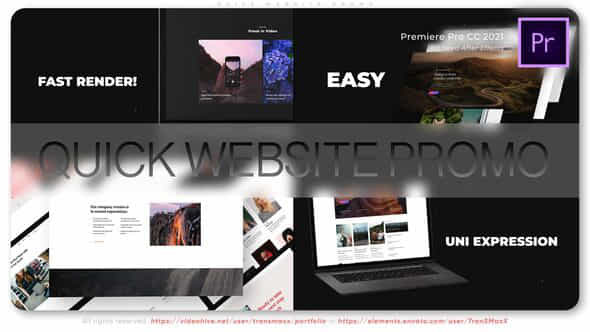 Quick Website Promo - VideoHive 42540434