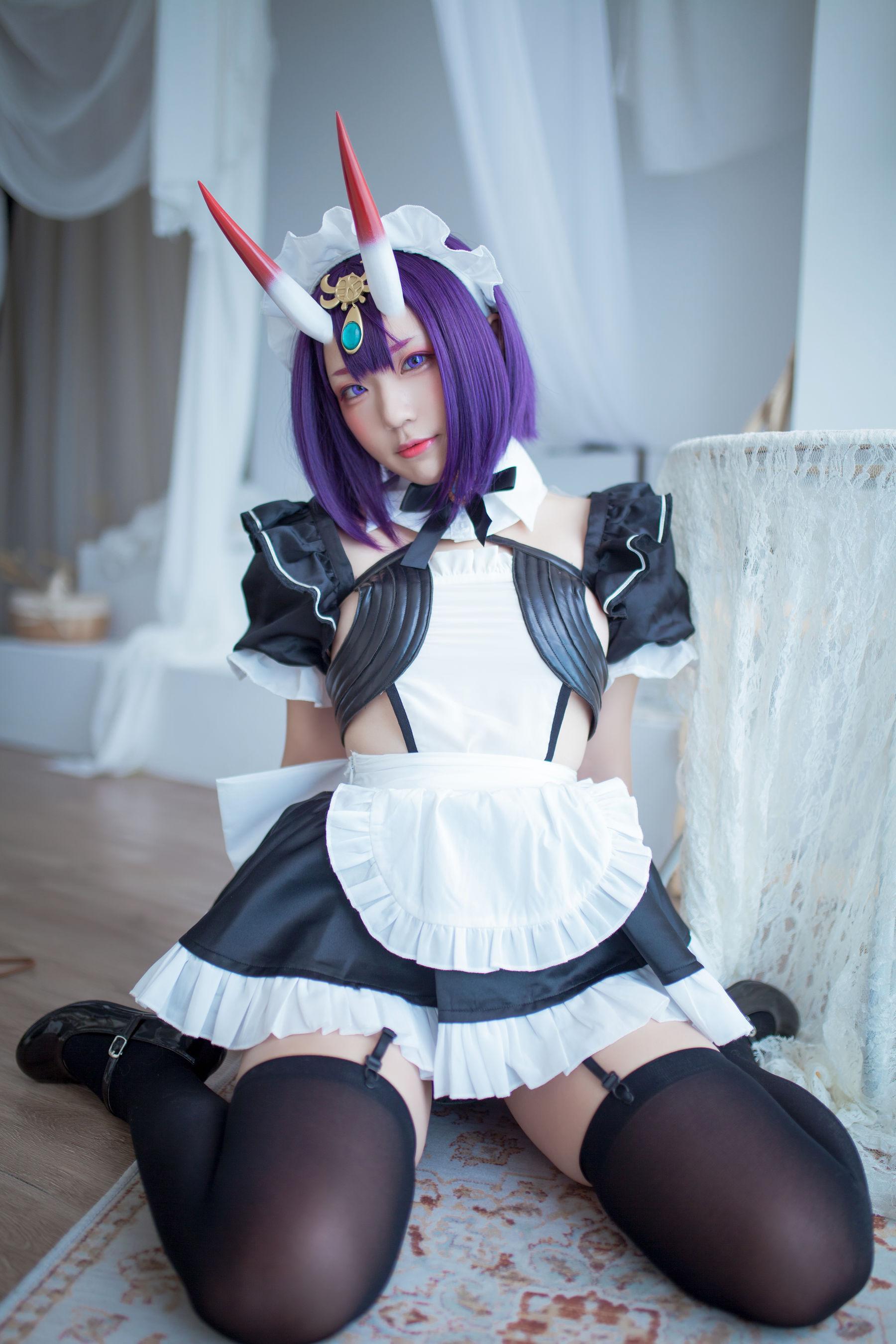 [网红COSER] 动漫博主Mime弥美 – 酒呑童子女仆(11)